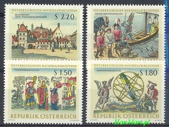 Znaczek Austria 1966 Mi 1218-1221 Czyste **