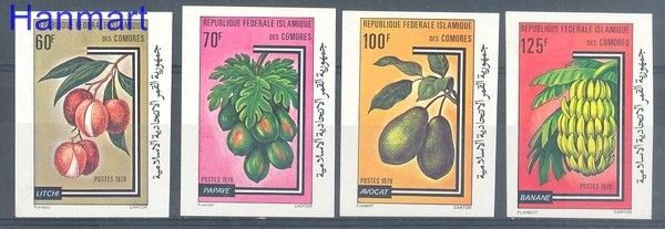 Znaczek Komory 1979 Mi 562-565B Czyste **