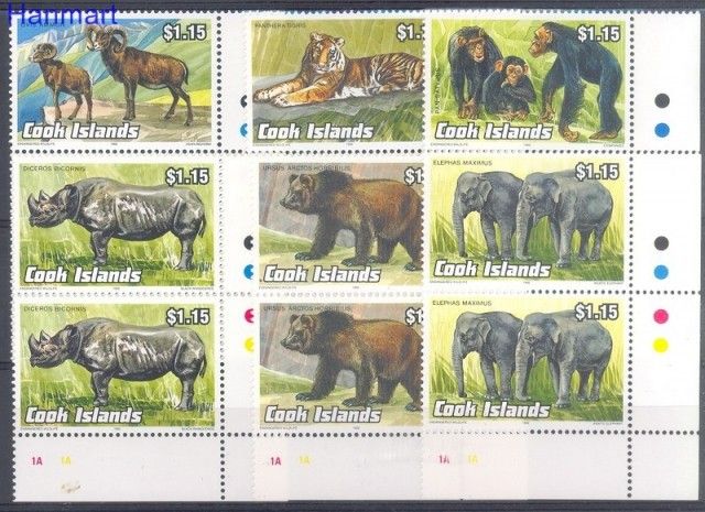 Znaczek Wyspy Cooka 1992 Mi 1341-1346 Czyste **