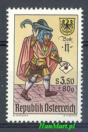 Znaczek Austria 1967 Mi 1255 Czyste **