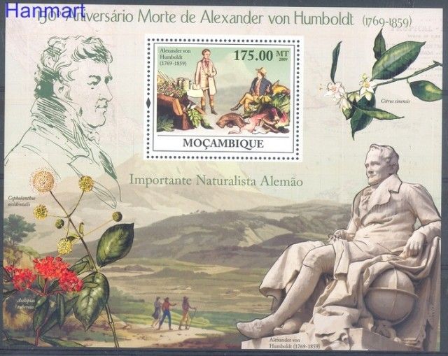 Znaczek Mozambik 2009 Mi bl 282 Czyste **
