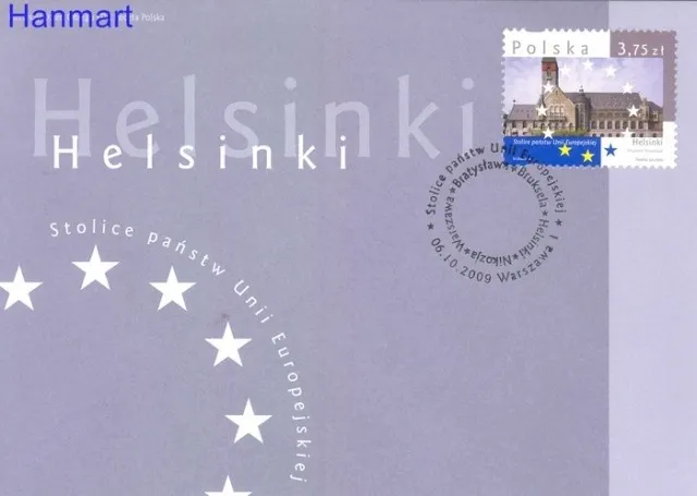 Znaczek Polska 2009 Mi 4450-4454 Fi 4300-4304 FDC