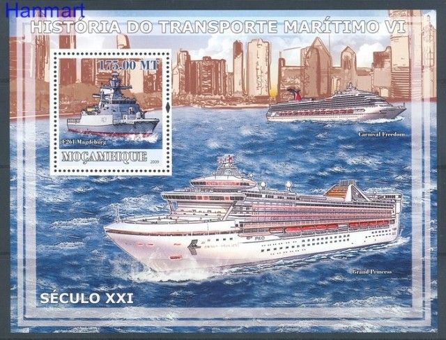 Znaczek Mozambik 2009 Mi bl 239 Czyste **