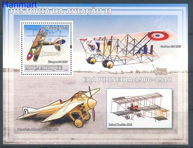 Znaczek Mozambik 2009 Mi bl 254 Czyste **