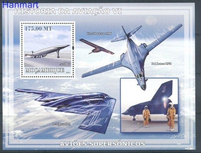 Znaczek Mozambik 2009 Mi bl 258 Czyste **