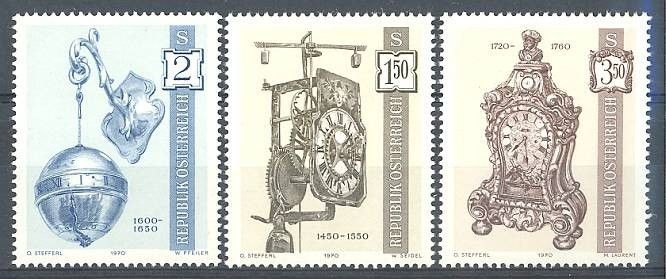 Znaczek Austria 1970 Mi 1328-1330 Czyste **