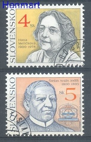 Znaczek Słowacja 2000 Mi 361-362 Stemplowane