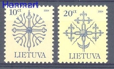 Znaczek Litwa 2004 Mi 717-718CIV Czyste **