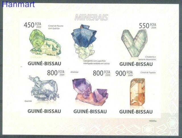 Znaczek Gwinea Bissau 2009 Mi 4396-4400B Czyste **