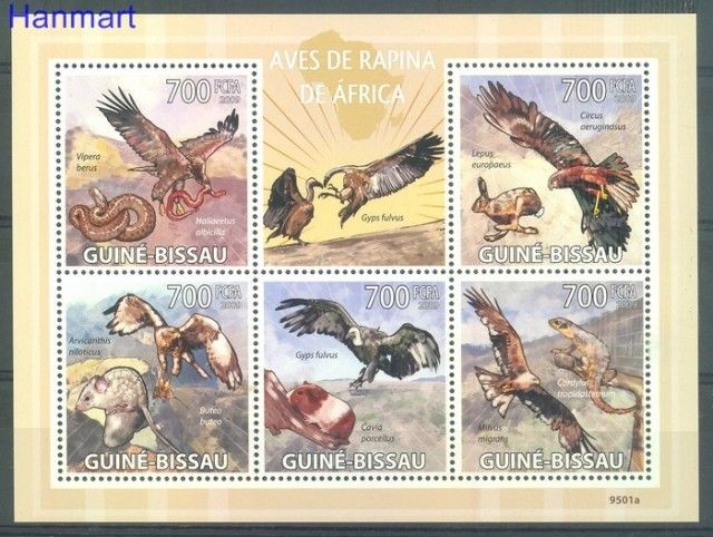 Znaczek Gwinea Bissau 2009 Mi 4414-4418 Czyste **