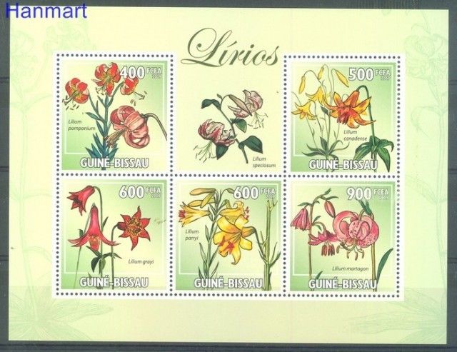 Znaczek Gwinea Bissau 2009 Mi 4450-4454 Czyste **