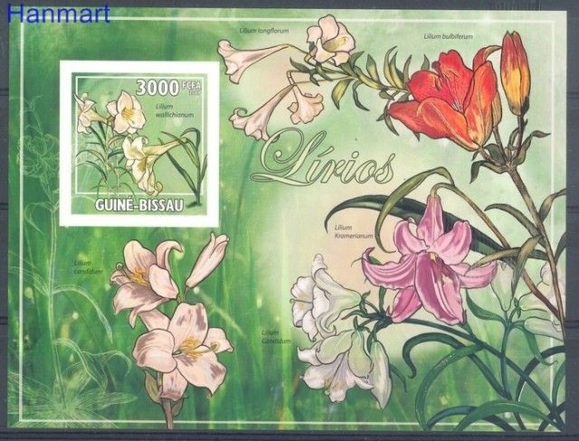 Znaczek Gwinea Bissau 2009 Mi bl 726B Czyste **