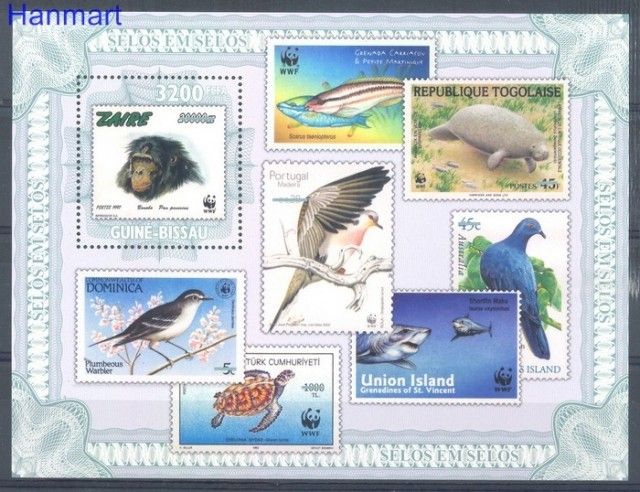 Znaczek Gwinea Bissau 2010 Mi bl 807 Czyste **