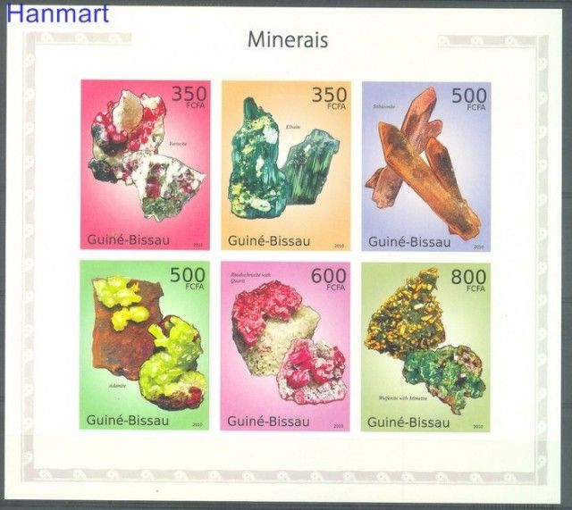 Znaczek Gwinea Bissau 2010 Mi 4985-4990B Czyste **