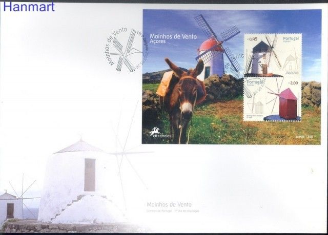 Znaczek Azory 2007 Mi bl 34 FDC