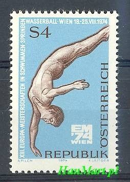 Znaczek Austria 1974 Mi 1461 Czyste **