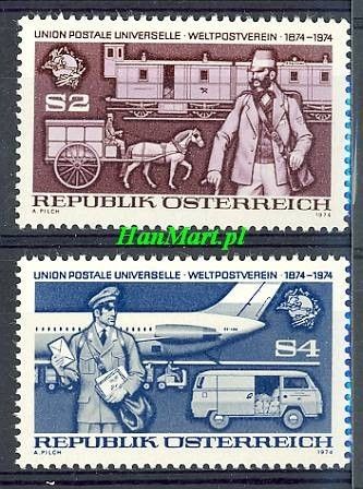 Znaczek Austria 1974 Mi 1466-1467 Czyste **