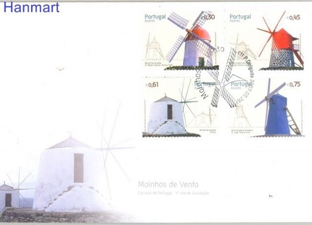 Znaczek Azory 2007 Mi 534-537 FDC