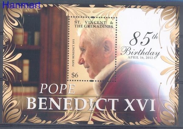 Znaczek Saint Vincent i Grenadyny 2012 Mi bl 725 Czyste **