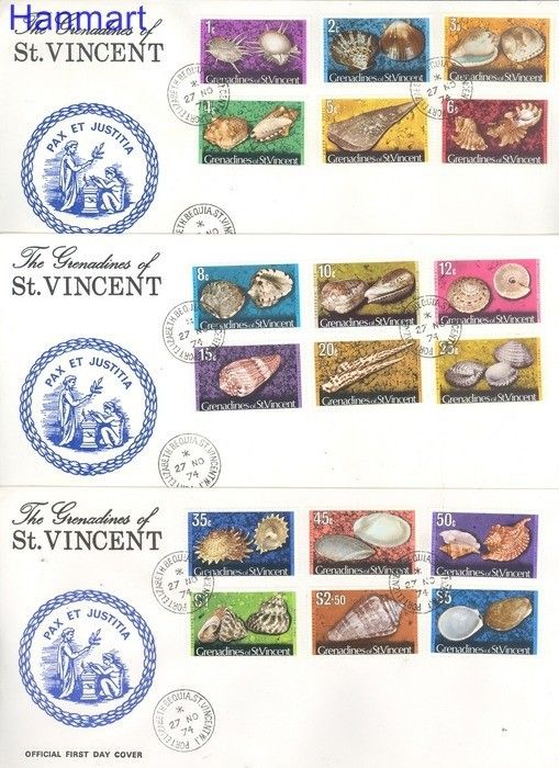 Znaczek Grenadines of St Vincent 1974 FDC