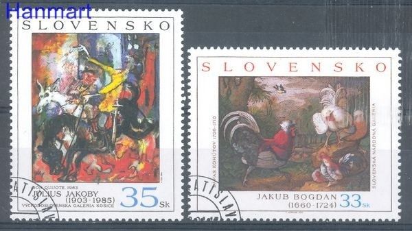Znaczek Słowacja 2004 Mi 494-495 Stemplowane