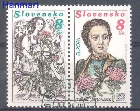 Znaczek Słowacja 1996 Mi 250-251 Stemplowane
