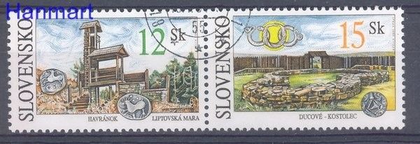 Znaczek Słowacja 2001 Mi 391-392 Stemplowane