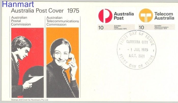 Znaczek Australia 1975 Mi 583-584 FDC