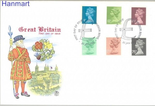 Znaczek Wielka Brytania 1980 Mi 829 FDC