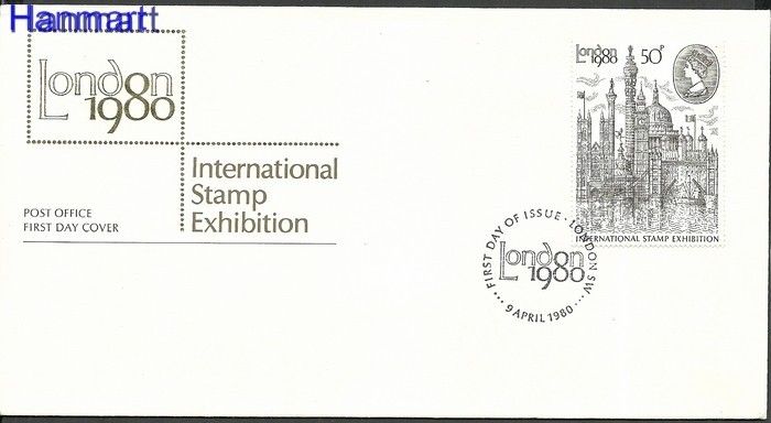 Znaczek Wielka Brytania 1980 Mi 835 FDC