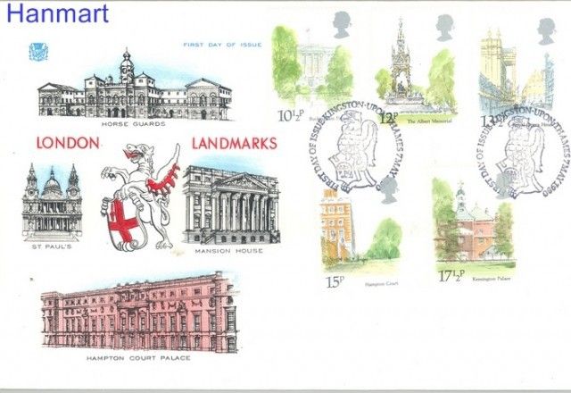 Znaczek Wielka Brytania 1980 Mi 836-840 FDC