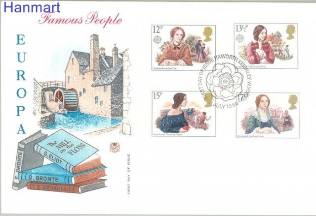 Znaczek Wielka Brytania 1980 Mi 841-844 FDC