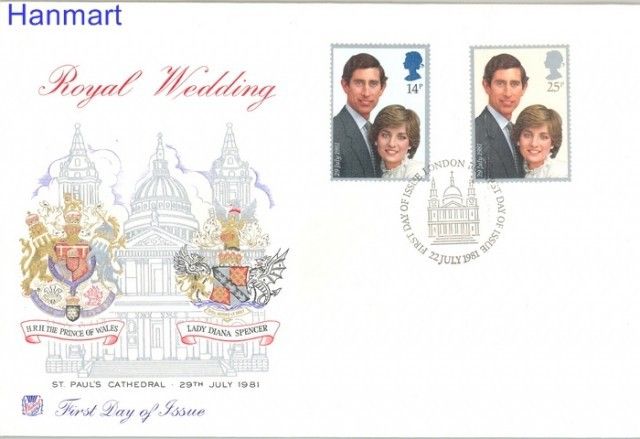 Znaczek Wielka Brytania 1981 Mi 884-885 FDC