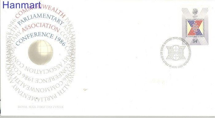 Znaczek Wielka Brytania 1986 Mi 1083 FDC