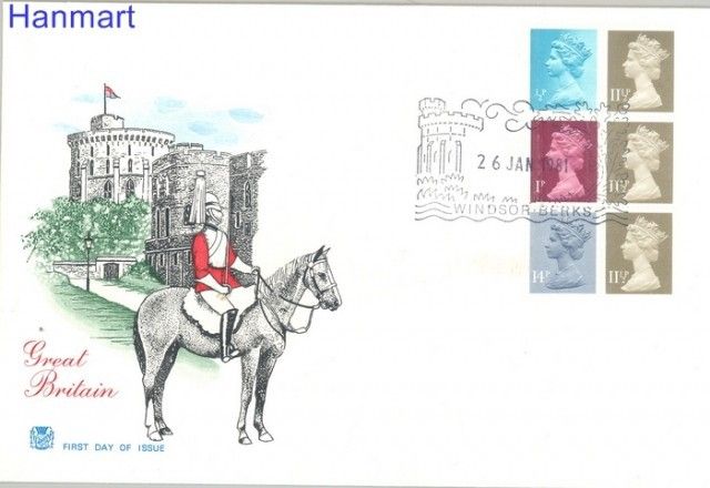 Znaczek Wielka Brytania 1981 Mi blatt 95 FDC