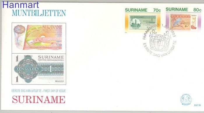 Znaczek Surinam 2002 Mi 1836-1837 FDC