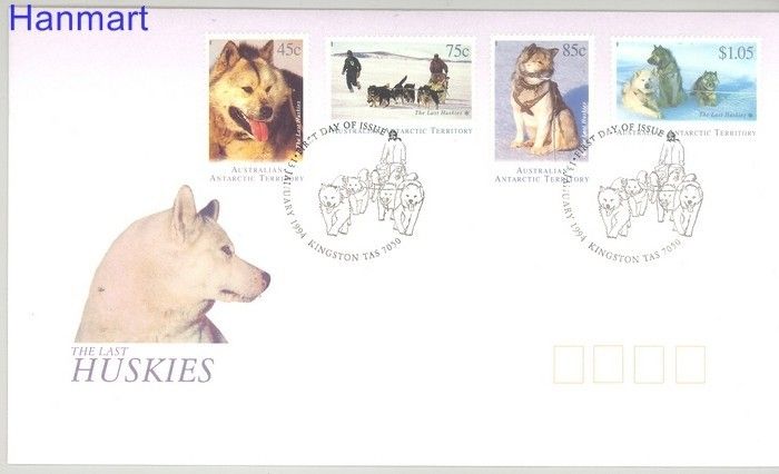 Znaczek Australijskie Terytorium Antarktyczne 1994 Mi 98-101 FDC