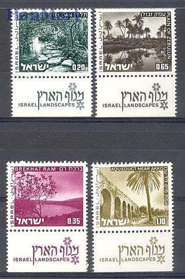 Znaczek Izrael 1973 Mi 598-601x Czyste **