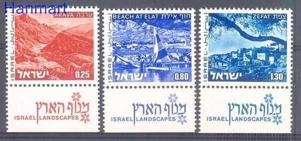 Znaczek Izrael 1974 Mi 623-625 Czyste **