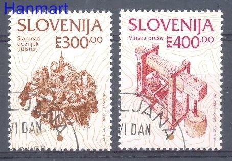 Znaczek Słowenia 1994 Mi 97-98 Stemplowane