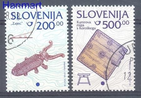 Znaczek Słowenia 1998 Mi 245-246 Stemplowane