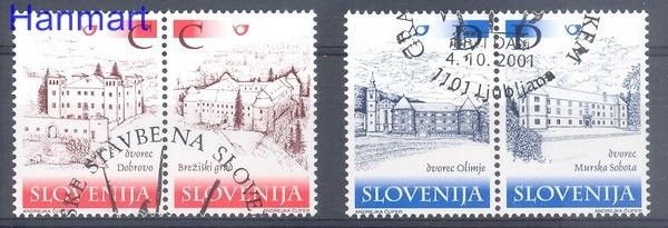 Znaczek Słowenia 2001 Mi 369-372 Stemplowane