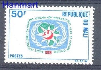 Znaczek Mali 1969 Mi 185 Czyste **