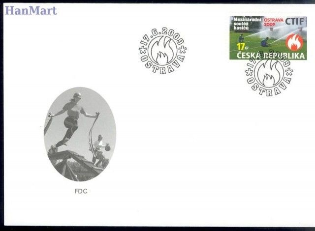 Znaczek Czechy 2009 Mi 601 FDC