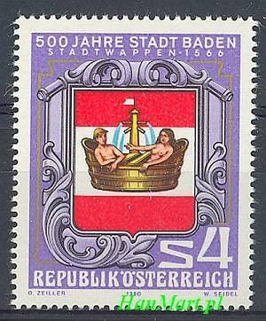 Znaczek Austria 1980 Mi 1631 Czyste **
