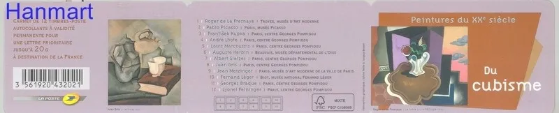 Znaczek Francja 2012 Mi mh 5329-5340 Czyste **