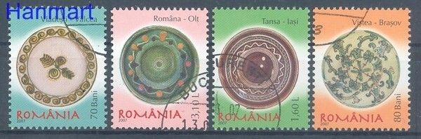 Znaczek Rumunia 2007 Mi 6180-6183 Stemplowane