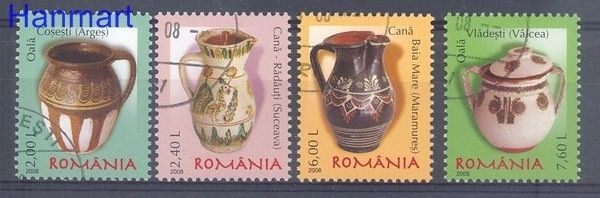 Znaczek Rumunia 2008 Mi 6277-6280 Stemplowane