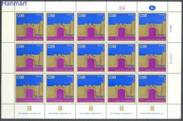 Znaczek Izrael 1971 Mi 503-506 Czyste **