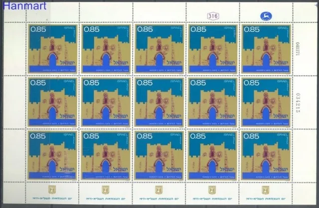 Znaczek Izrael 1971 Mi 503-506 Czyste **